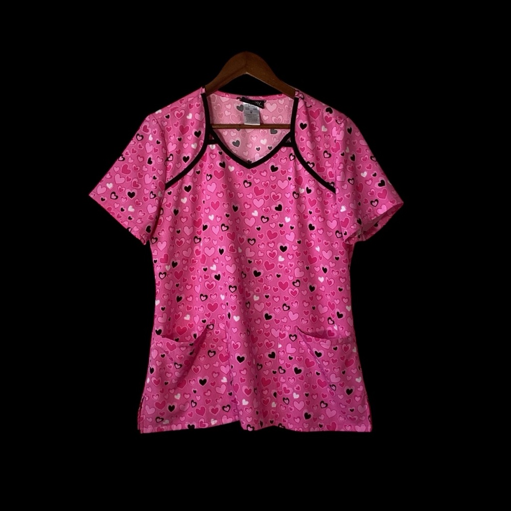 Runway by Cherokee Scrub Top Size Medium